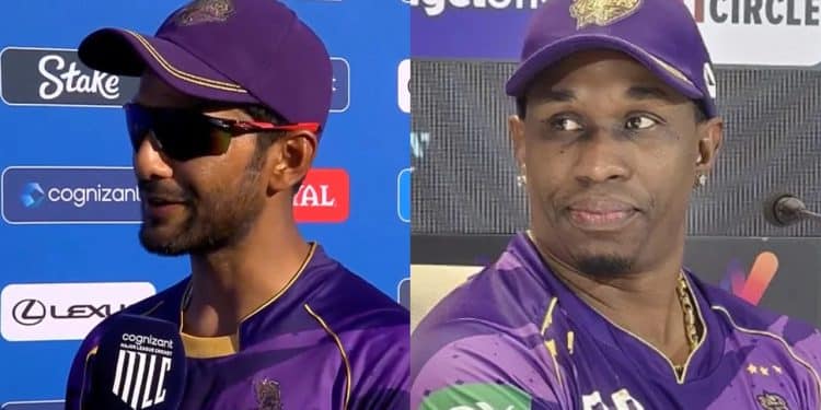 Unmukt Chand and Dwayne Bravo