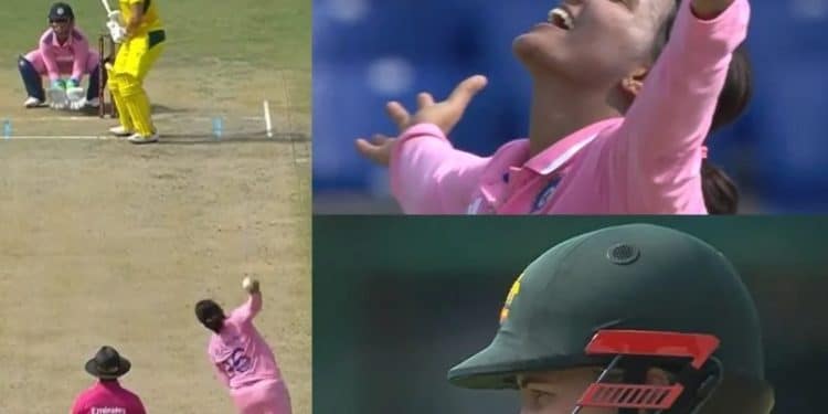 WATCH: Deepti Sharma takes a one-handed screamer to get rid of Grace Harris in Delhi ODI