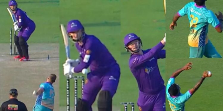 WATCH: Isuru Udana Stuns Abu Dhabi T10 With a One-Handed Wonder Catch in Abu Dhabi T10 2025