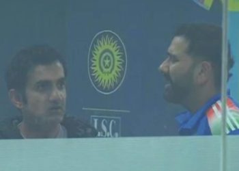 Watch: Rohit Sharma and Gautam Gambhir Engage in Lively Debate After Ranchi ODI