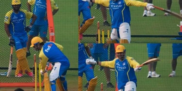 WATCH: MS Dhoni shares light moment during CSK practice ahead of IPL 2026
