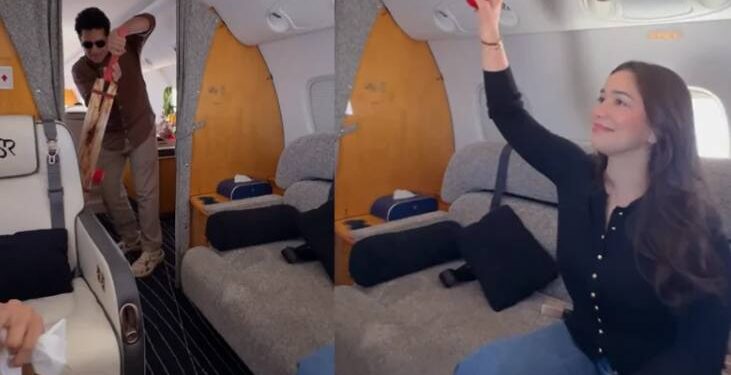 WATCH: Sachin Tendulkar Plays Cricket Inside Flight With Sara and Saaniya