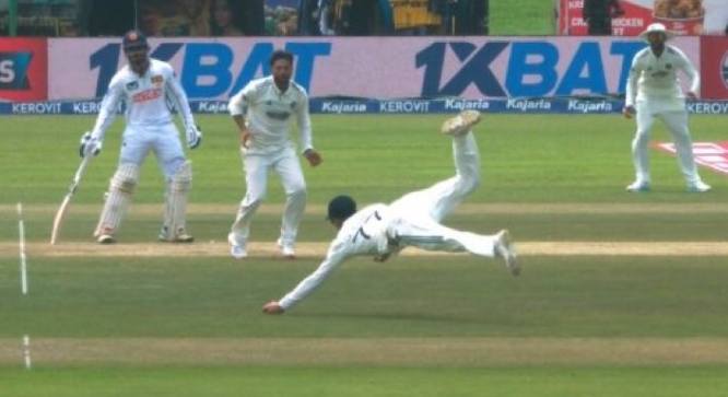 WATCH: Shubman Gill Pulls Off Sensational Diving Catch vs Sri Lanka, Ian Bishop Left in Awe